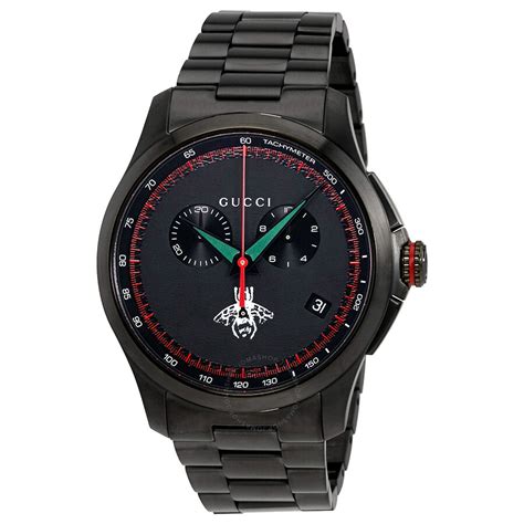 gucci g-timeless chronograph black dial men& 39|gucci watches for men uk.